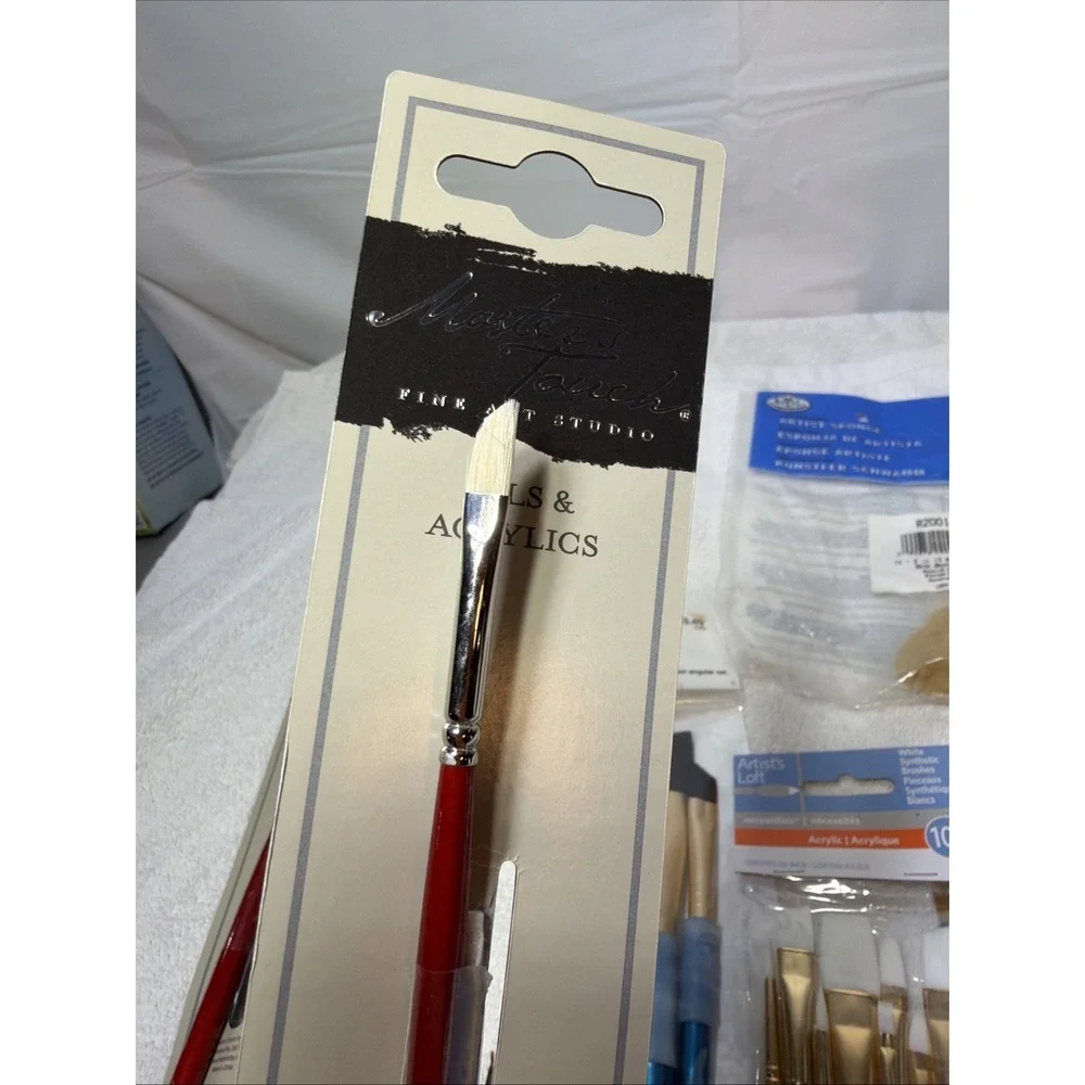 artist paint brushes lot